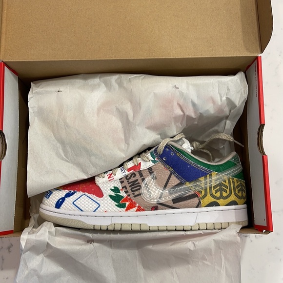 Nike Dunk Low SP “City Market”, mens size 10.5 - Picture 6 of 7